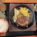 グリル＆カレー　カキヤス - 柿安特製ハンバーグセットデミグラスソース