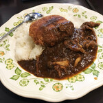 Coffee Tei Kyabin - ミンチカツカレー（1,300円）