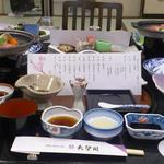 Kanko Hotel Taibokaku - 夜の宴会料理