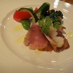 北山 渋谷 - 軽く燻したﾌﾞﾘの前菜