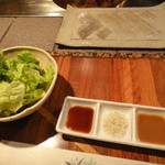 北山 渋谷 - ｻﾗﾀﾞとﾀﾚ三種