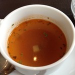 葛城Gardenカフェ - 洋食ランチスープ