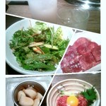 19457790 - 一通り頂きました！ニンニクも丸ごとでｸﾞｯ！休日しか無理な事です♪