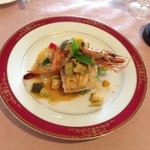 バンボッシュ - 2,100円の昼の魚系コース+210円アイス