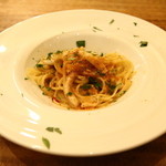 ボッテガ ディ タカマッツオ - 【ディナー6000円コース】パスタ　雲丹・やりいか・カラスミのリングイネ