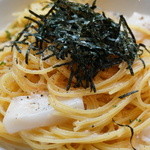 明太子のクリームソースパスタ