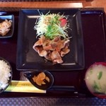 花ホタル - A豚天のカレーソースランチ。