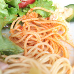 PIZZA SALVATORE CUOMO - ランチブッフェのパスタ：トマトパスタ '14 2月中旬