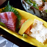 Ganko Takarazuka En Takarazuka En - ☆お造りは鮪・サーモン・湯葉の組み合わせでしたぁ☆