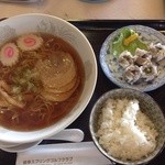 岐阜スプリングゴルフクラブ - 中華そば定食