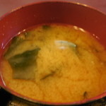 そば繁 - 味噌汁