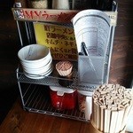 Ono Zekkouchou Ramen - 調味料など