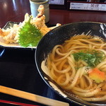 手打ちうどん 福来たる - 料理写真:桜島鶏ささみ天うどん【780円】（14.11月）