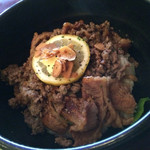 火鉢 - ビーフ丼(ランチパスポート)