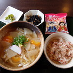 いっぺき - 野菜あんかけうどんと定食セット