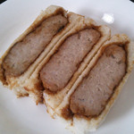 とんかつ まい泉 - 黒豚ハンバーグサンド