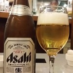 CITY 5 - 【H27.5.23】瓶ビールスーパードライ７００円。ワイングラスです♪