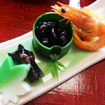 加里部亭 - 「和膳」の口取り。