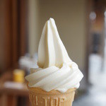 豆腐庵山中 - おとうふソフト（お子様サイズ・170円）