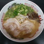 筑豊らーめん 山小屋 - ラーメン580円（2015.6）