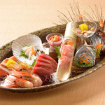 別家 - お造り盛り合わせ一例
