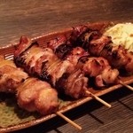 焼鳥中中 - はさみ タレ