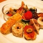 ル ヴァン ビアン - シェフのおまかせ前菜盛り合わせ