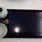 手打ち蕎麦 示庵 - 蓋付きの重箱の中に お蕎麦