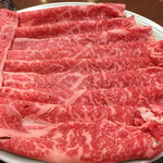 うどんちり しゃぶしゃぶ 平八 - 牛肉（サーロイン）