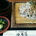 Kusatsu Yumoto Suishun Suishun Tei - 十割蕎麦780円（税込）　凄く冷たかった　香り・風味ともなし