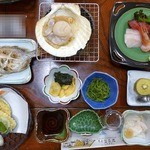 民宿 海楽荘 - 料理写真:夕食