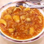 ベルセゾン - 帆立と蝦のチリソース煮