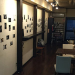 Hinemosu Hotto Chaya - 店内…Djangoさんの写真展が開催されていました。