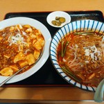 秀味軒 - 【2016.6.8(水)】ラーメンセット(麻婆豆腐飯＋特製台湾ラーメン)734円