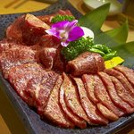 Yakiniku Souen - 料理・（上カルビ、上ロース、上ハラミ）ｘ２