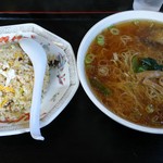 金蘭 - ラーメン＆チャーハンセット 750円