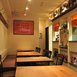 ブロシェット - テーブル席です