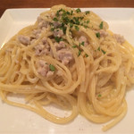 ゆううん赤坂 - 鶏肉の柚子胡椒クリームパスタ