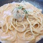 パン食菜館 トレトゥール - ホタテのトマトクリームパスタ