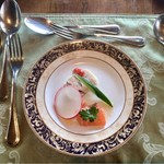 イタリアンダイニング エレガンス - 前菜・サーモンのマリネ & 鶏のパテ