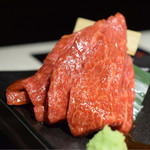 Gyu no Tatsujin Private Nishi Shinjuku Ten - 盛り合わせ盛り（正式名失念…）@3,800円＋税：肩三角