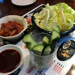 赤から - キムチ、塩キャベツ、赤きゅう