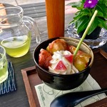 風の家 - 氷室いちぢくソフト