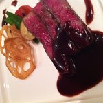 ぎをん 萬養軒 - フィレステーキ　ソースは絶品、残さずパンにつけたい