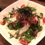 楽天酒家 - 山芋とタコのサラダ