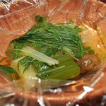 中の坊瑞苑 - 温鉢　野菜のフィルム蒸し焼き