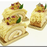 Patisserie Graine Do Asshu - スイートポテトのロールケーキ