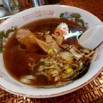 かつら - 【2018.2.25(日)】醤油ラーメン(並盛)600円