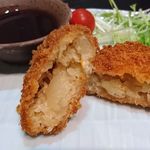 花より魚 - 白エビコロッケ