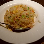 上海華龍 - 【2018.3.23(金)】本日のランチ①(とろみラーメン＆五目チャーハン)780円の五目チャーハン